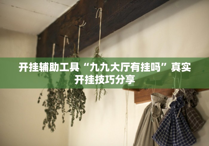 开挂辅助工具“九九大厅有挂吗	”真实开挂技巧分享