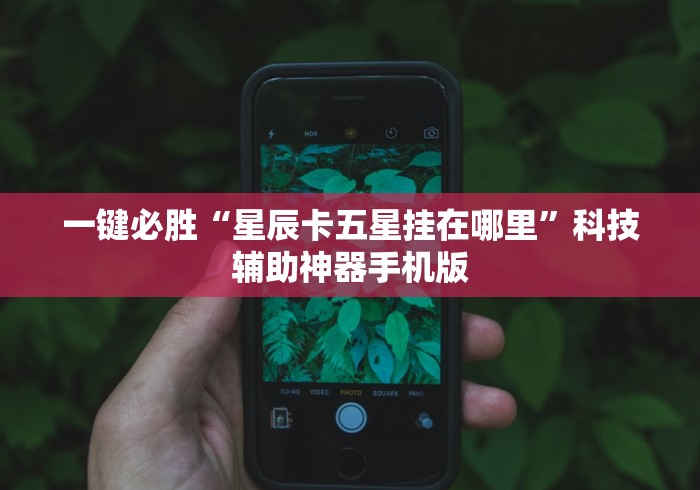 一键必胜“星辰卡五星挂在哪里”科技辅助神器手机版