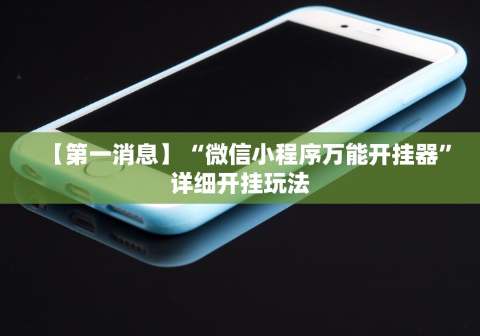 【第一消息】“微信小程序万能开挂器”详细开挂玩法