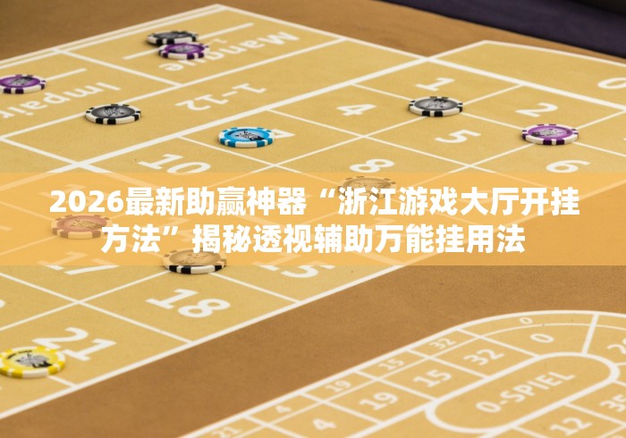2026最新助赢神器“浙江游戏大厅开挂方法”揭秘透视辅助万能挂用法