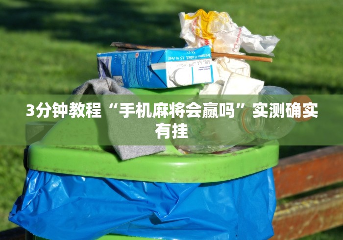 3分钟教程“手机麻将会赢吗”实测确实有挂