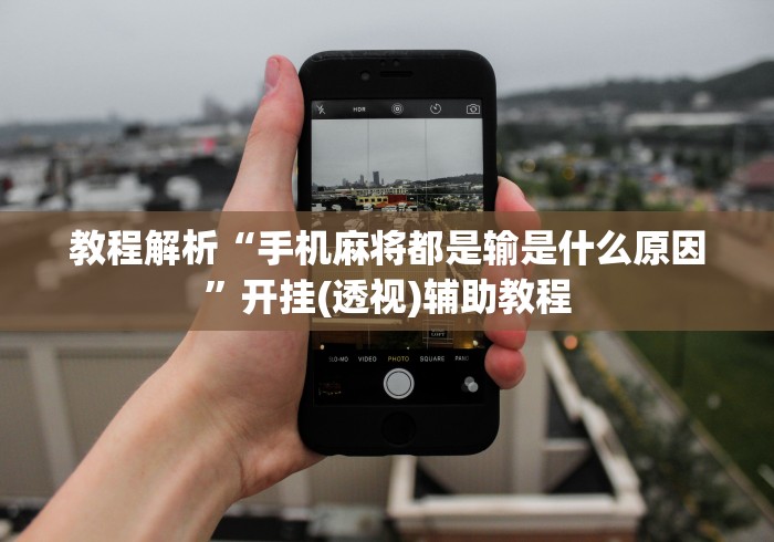 教程解析“手机麻将都是输是什么原因”开挂(透视)辅助教程