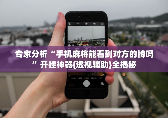 专家分析“手机麻将能看到对方的牌吗”开挂神器{透视辅助}全揭秘