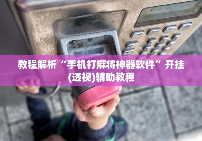 教程解析“手机打麻将神器软件”开挂(透视)辅助教程