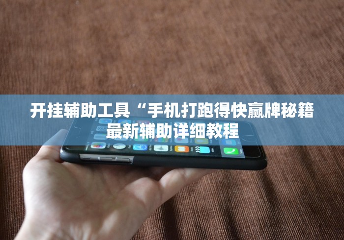 开挂辅助工具“手机打跑得快赢牌秘籍最新辅助详细教程