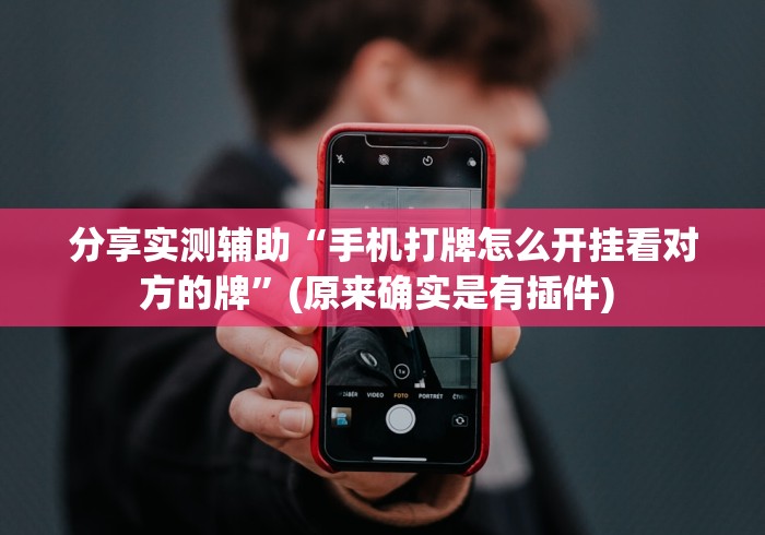 分享实测辅助“手机打牌怎么开挂看对方的牌”(原来确实是有插件) 