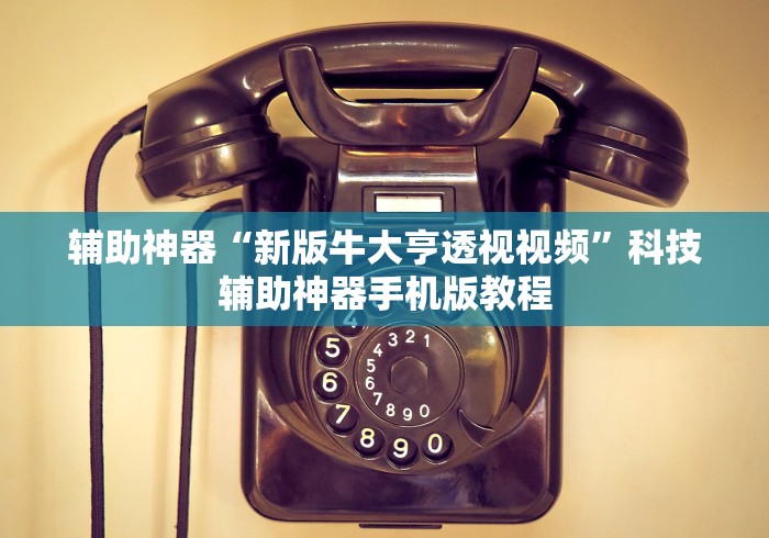 辅助神器“新版牛大亨透视视频”科技辅助神器手机版教程