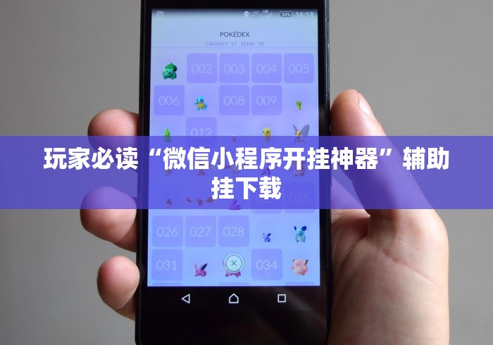 玩家必读“微信小程序开挂神器”辅助挂下载